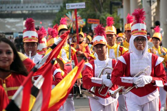 Kemeriahan Kirab Budaya Rakyat rayakan Hari Pahlawan