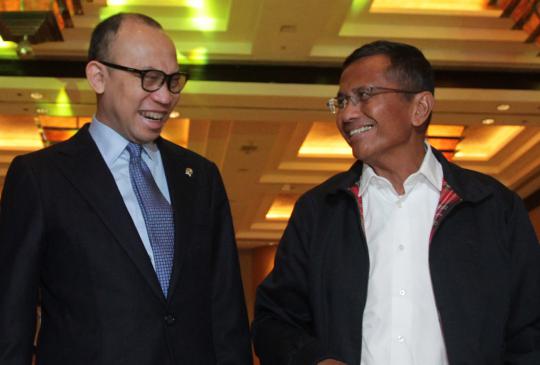 Menkeu dan Meneg BUMN hadiri kegiatan forum investasi Mandiri