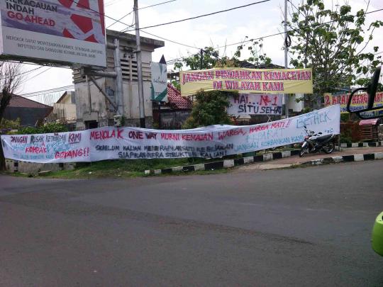 Angka kecelakaan meningkat, warga demo jalur searah di Malang