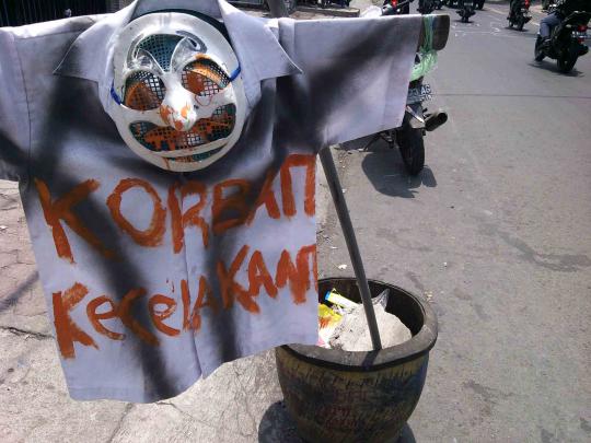 Angka kecelakaan meningkat, warga demo jalur searah di Malang