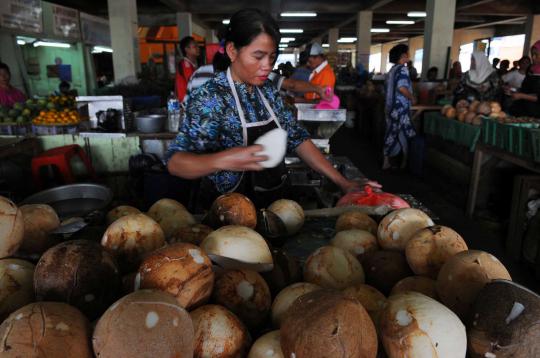 Resmikan Blok B dan C Pasar Minggu, Jokowi disuguhi aksi silat