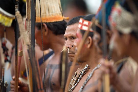 49 Suku pedalaman di Brasil ikuti kompetisi olahraga tradisional