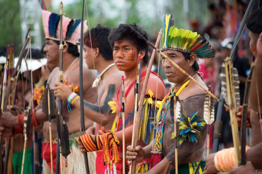 49 Suku pedalaman di Brasil ikuti kompetisi olahraga tradisional