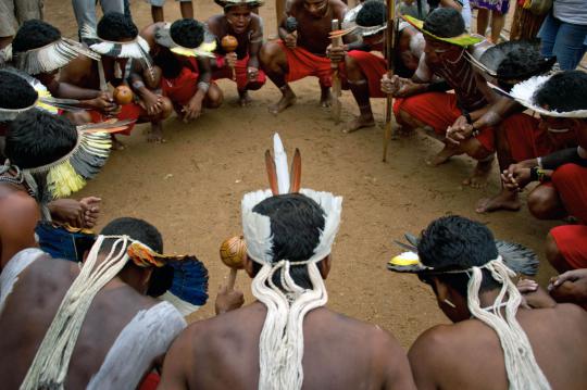 49 Suku pedalaman di Brasil ikuti kompetisi olahraga tradisional