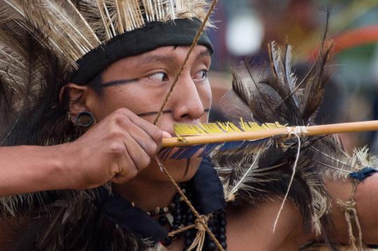 49 Suku pedalaman di Brasil ikuti kompetisi olahraga tradisional