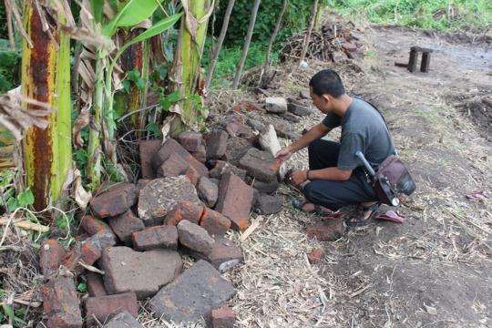 Penemuan struktur bangunan peninggalan Kerajaan Kediri abad 11