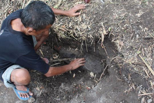 Penemuan struktur bangunan peninggalan Kerajaan Kediri abad 11