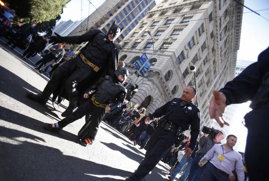 Ketika 'batman cilik' gagalkan aksi perampokan di San Fransisco