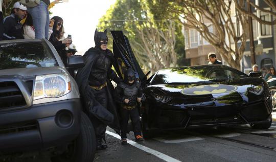 Ketika 'batman cilik' gagalkan aksi perampokan di San Fransisco