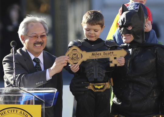 Ketika 'batman cilik' gagalkan aksi perampokan di San Fransisco