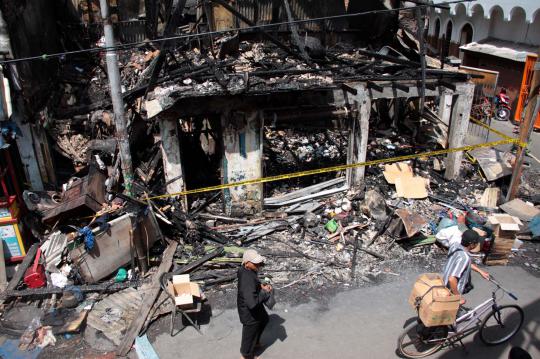 Ini rumah yang menjadi korban tawuran warga di Johar Baru