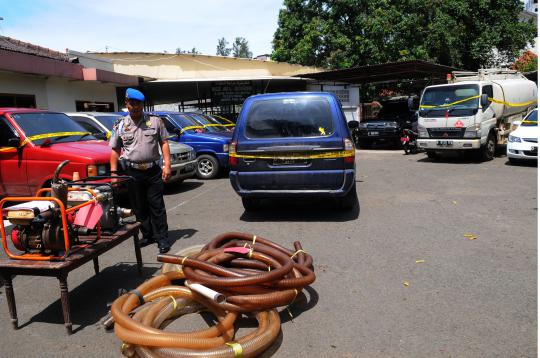 Polsek Menteng bekuk 21 tersangka penyelundup BBM bersubsidi