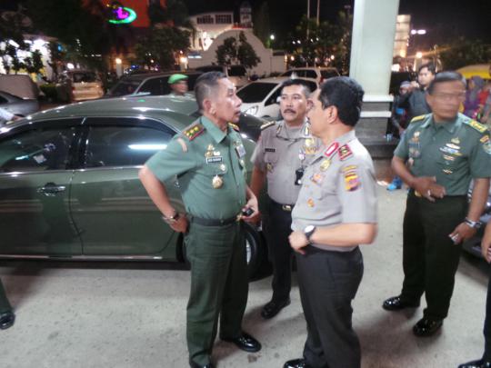 Kondisi anggota polisi pasca-bentrok dengan TNI di Karawang