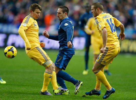 Bekuk Ukraina 3-0, Les Bleus lolos ke Piala Dunia 2014