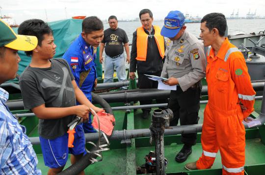 Satgas gabungan sidak kapal pengangkut BBM di Tanjung Priok