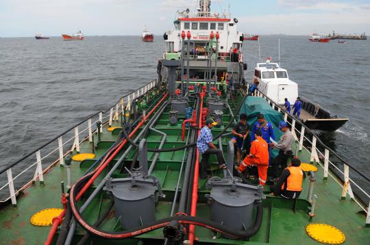 Satgas gabungan sidak kapal pengangkut BBM di Tanjung Priok