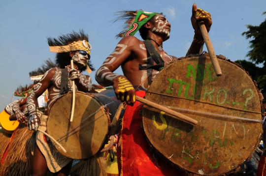 Semarak kemeriahan Karnaval Anak Kreatif Indonesia