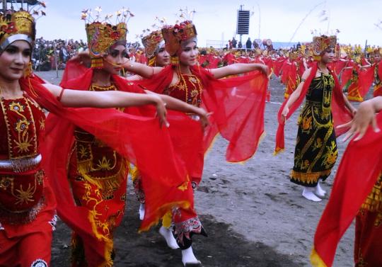 Eksotisme tarian Paju Gandrung Sewu di Banyuwangi