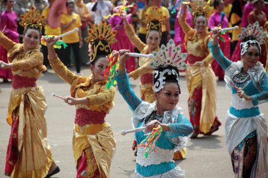 500 Penari ramaikan Indonesian Dance Festival di GBK