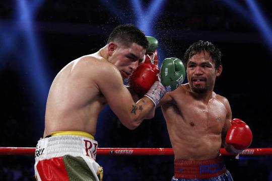 Pacman persembahkan kemenangan untuk korban Topan Haiyan