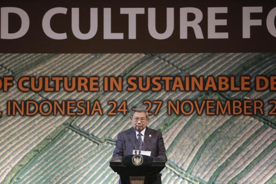 Presiden SBY resmikan pembukaan WCF di Bali