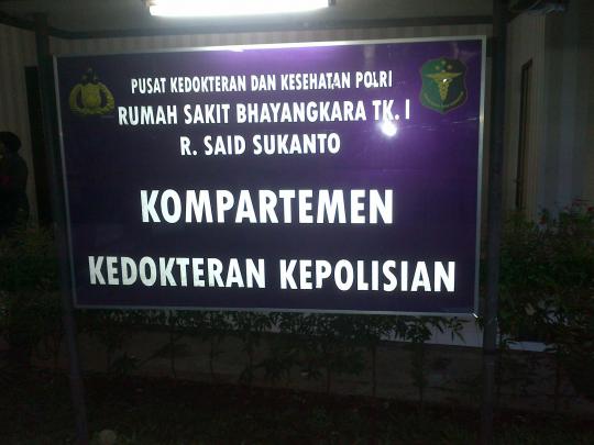 Suasana RS Polri Kramat Jati pasca-tewasnya Wakapolda Bali