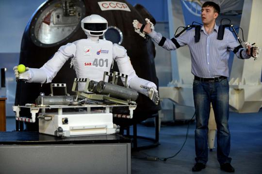 Kecanggihan SAR-401, robot humanoid luar angkasa Rusia