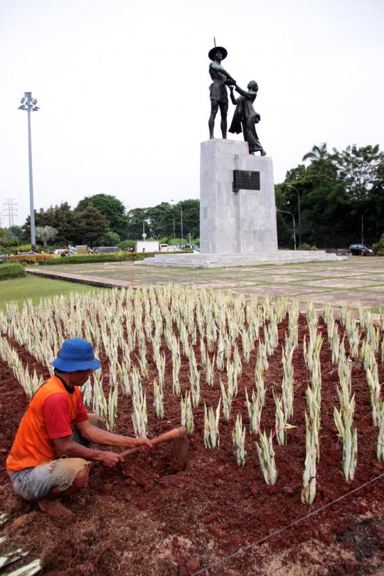 Taman Tugu Tani dipercantik
