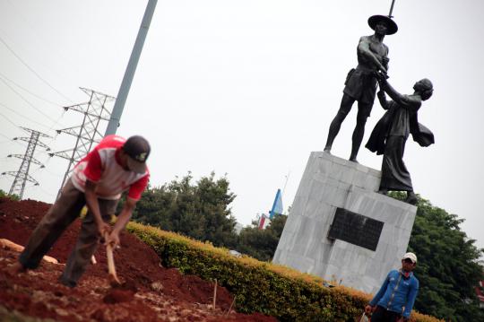 Taman Tugu Tani dipercantik