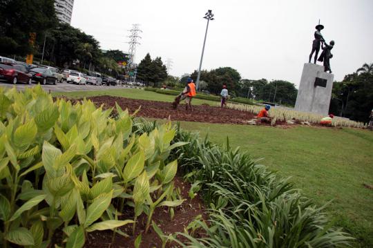 Taman Tugu Tani dipercantik