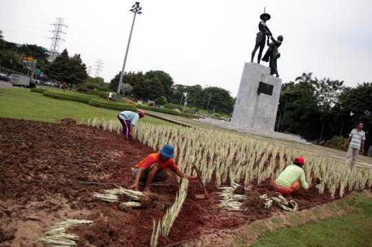 Taman Tugu Tani dipercantik