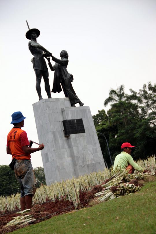 Taman Tugu Tani dipercantik
