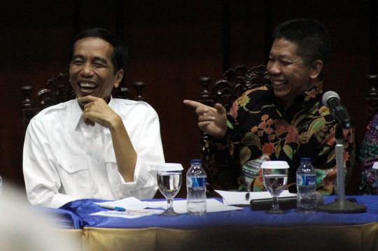 Kuliah umum Jokowi dan Megawati di Kampus UI Salemba