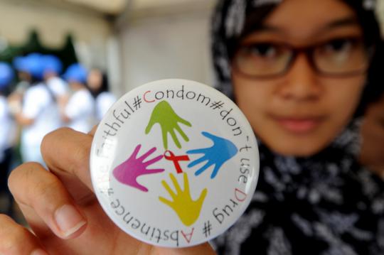 Beragam kegiatan peringati Hari AIDS Sedunia di Jalan MH Thamrin