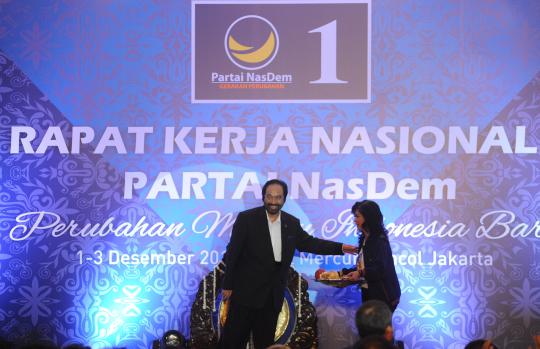 Surya Paloh resmi buka Rakernas pertama bagi Partai NasDem