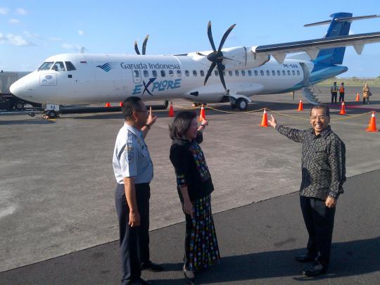 Peresmian rute penerbangan baru Garuda Indonesia