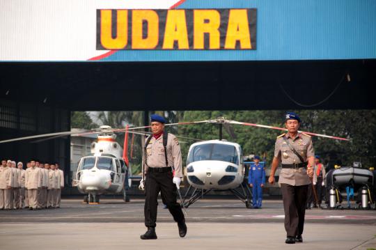 Kapolri pimpin apel HUT Pol Airud ke-63 di Pondok Cabe