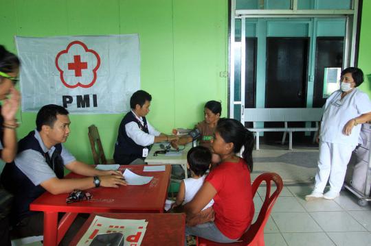 Ini posko kesehatan PMI untuk korban Topan Haiyan di Filipina
