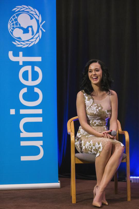 Katy Perry jadi duta UNICEF