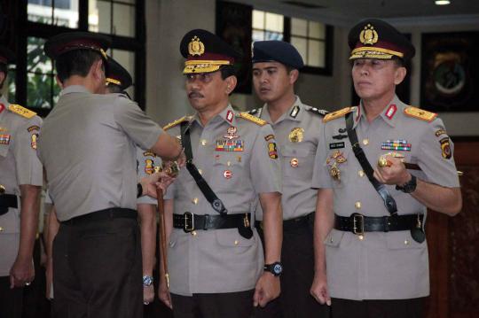 Kapolri Sutarman lantik Kabareskrim Polri dan Kapolda Jabar