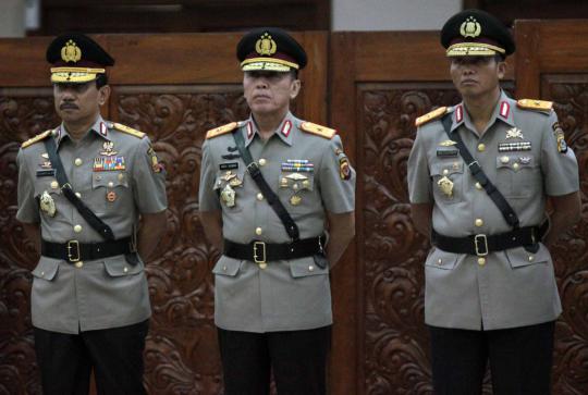 Kapolri Sutarman lantik Kabareskrim Polri dan Kapolda Jabar