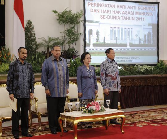 Peringatan Hari Antikorupsi dan HAM di Istana Negara