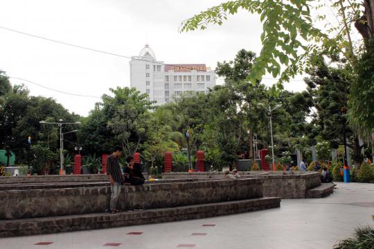 Ini Taman Bungkul Surabaya, taman terbaik di Asia