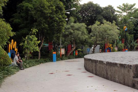 Ini Taman Bungkul Surabaya, taman terbaik di Asia