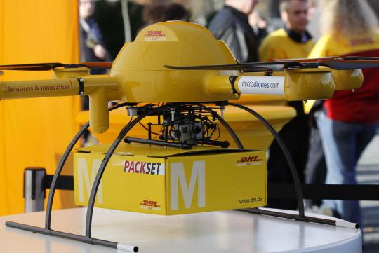Parcelcopter, helikopter mini pengirim paket buatan Jerman