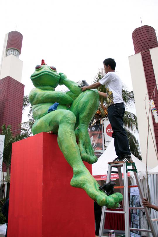 Keragaman karya seni anak bangsa di Festival Cikini