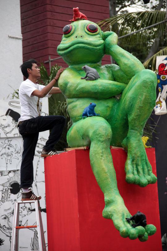 Keragaman karya seni anak bangsa di Festival Cikini
