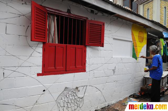 Foto : Menengok kampung kreatif di Bantaran Ciliwung 