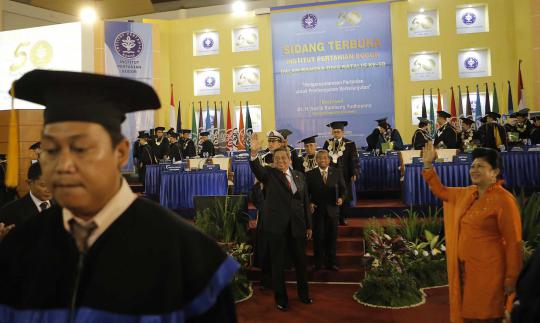 Orasi ilmiah SBY di sidang terbuka Dies Natalis ke-50 IPB