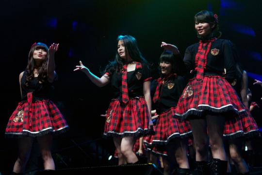 Melihat konser ulang tahun ke 2 idol grup JKT48